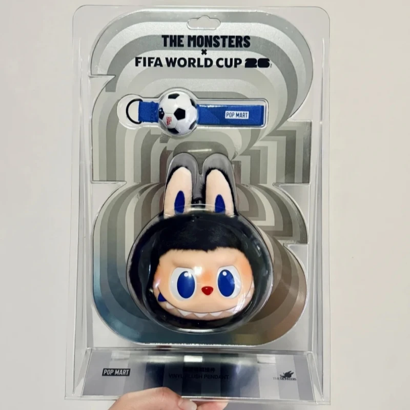 

New Genuine POPMART THE MONSTERS X FIFA Series Vinyl Plush Pendant Blind Box Cute Collectible Figure Toy Bag Charm Surprise Gift