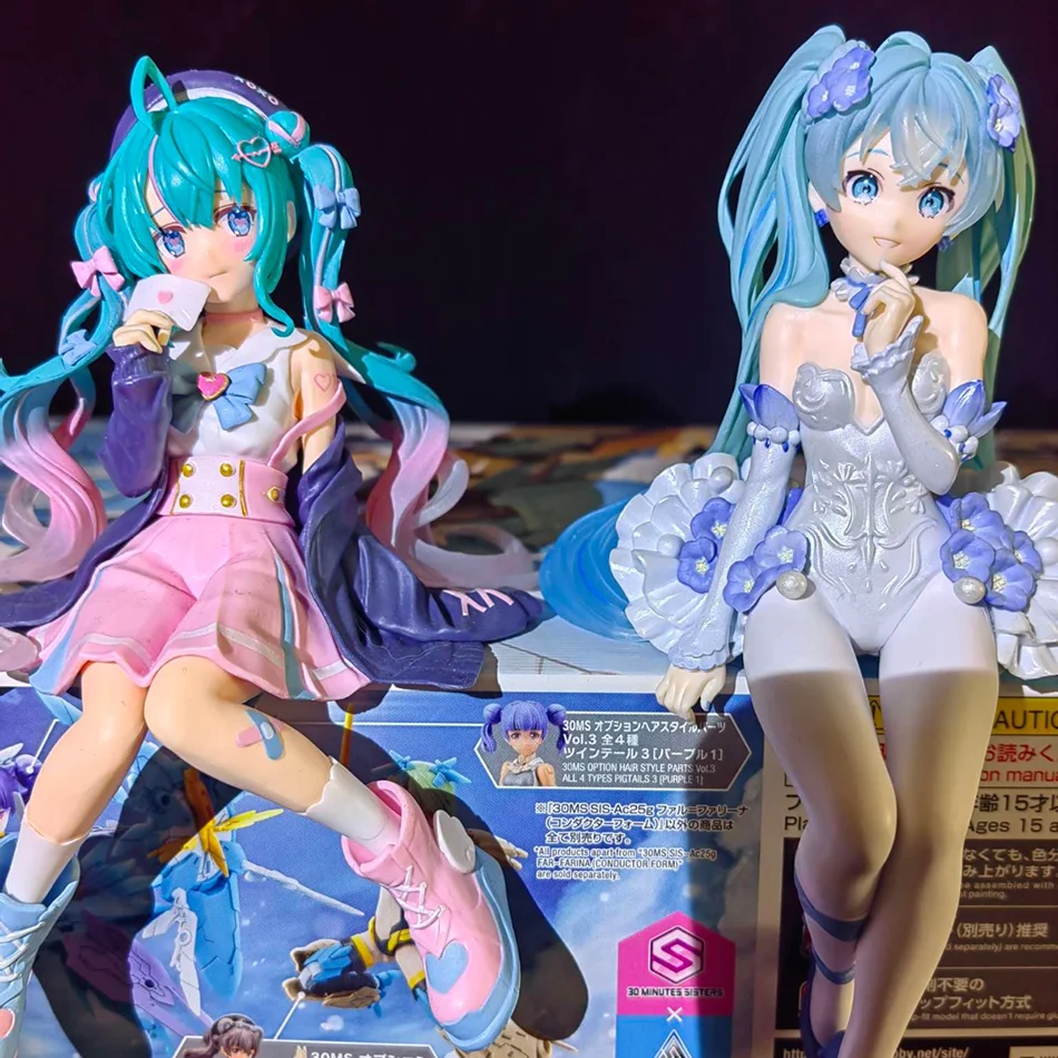 14CM Hatsune Miku Anime Figure Kawaii Pvc Model Doll Action Figurals Love Sailor Uniform Collect Ornaments Christmas Toys Gifts
