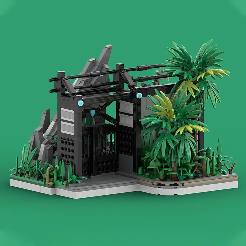 

NEW 1324PCS Jurassing World Movie Moc Modular Raptor pen model DIY creative ideas Child Toy birthday Gift Building blocks