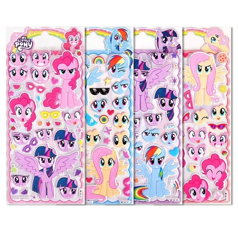 

My Little Pony Cute Cartoon Pass Stickers Creative Emoticon Bubble Stickers Hand Account Material Stickers Children Like Gifts