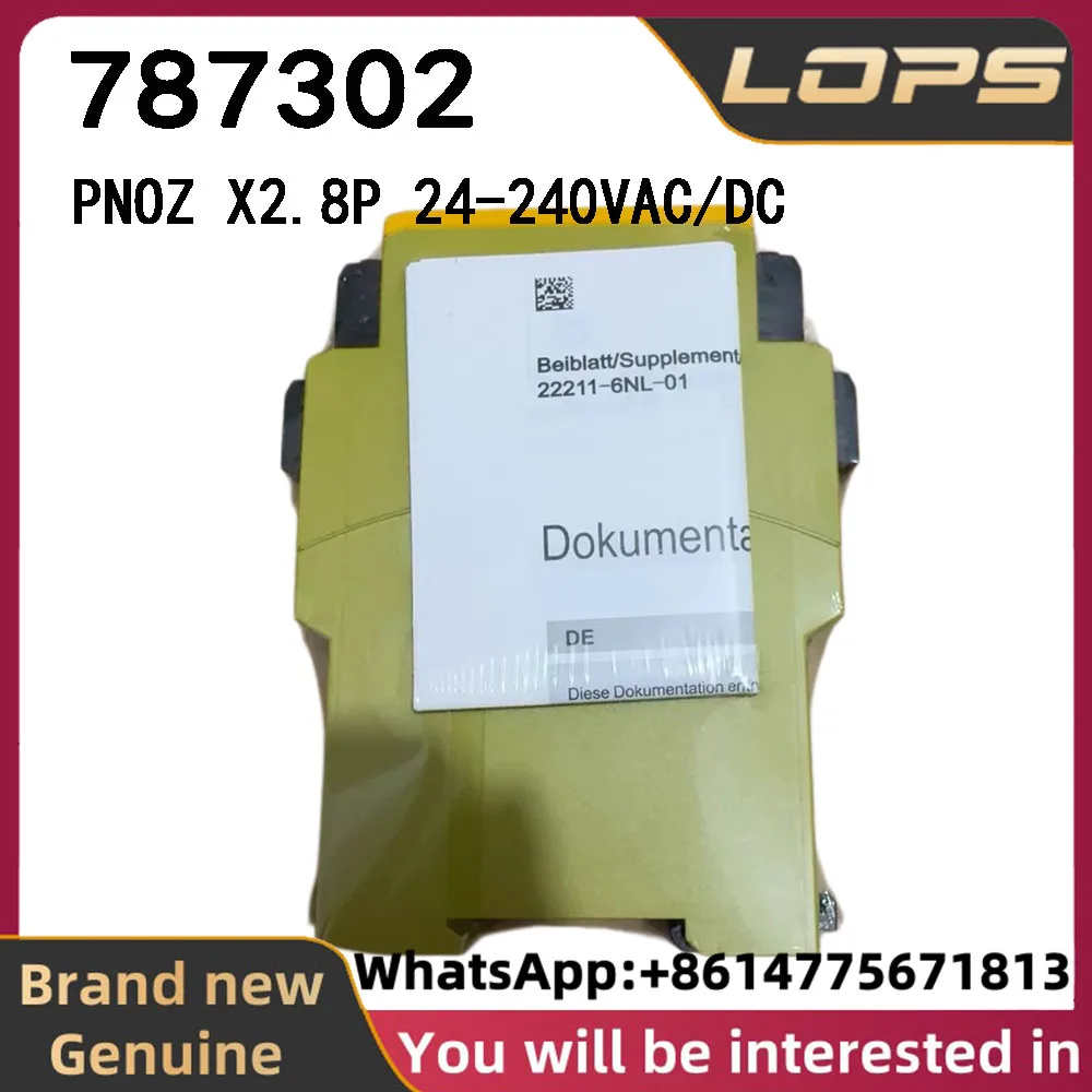 PNOZ X2.8P 24-240VAC/DC Pilz 787302 safety relay, brand new original genuine, large quantity in stock, welcome to inquire