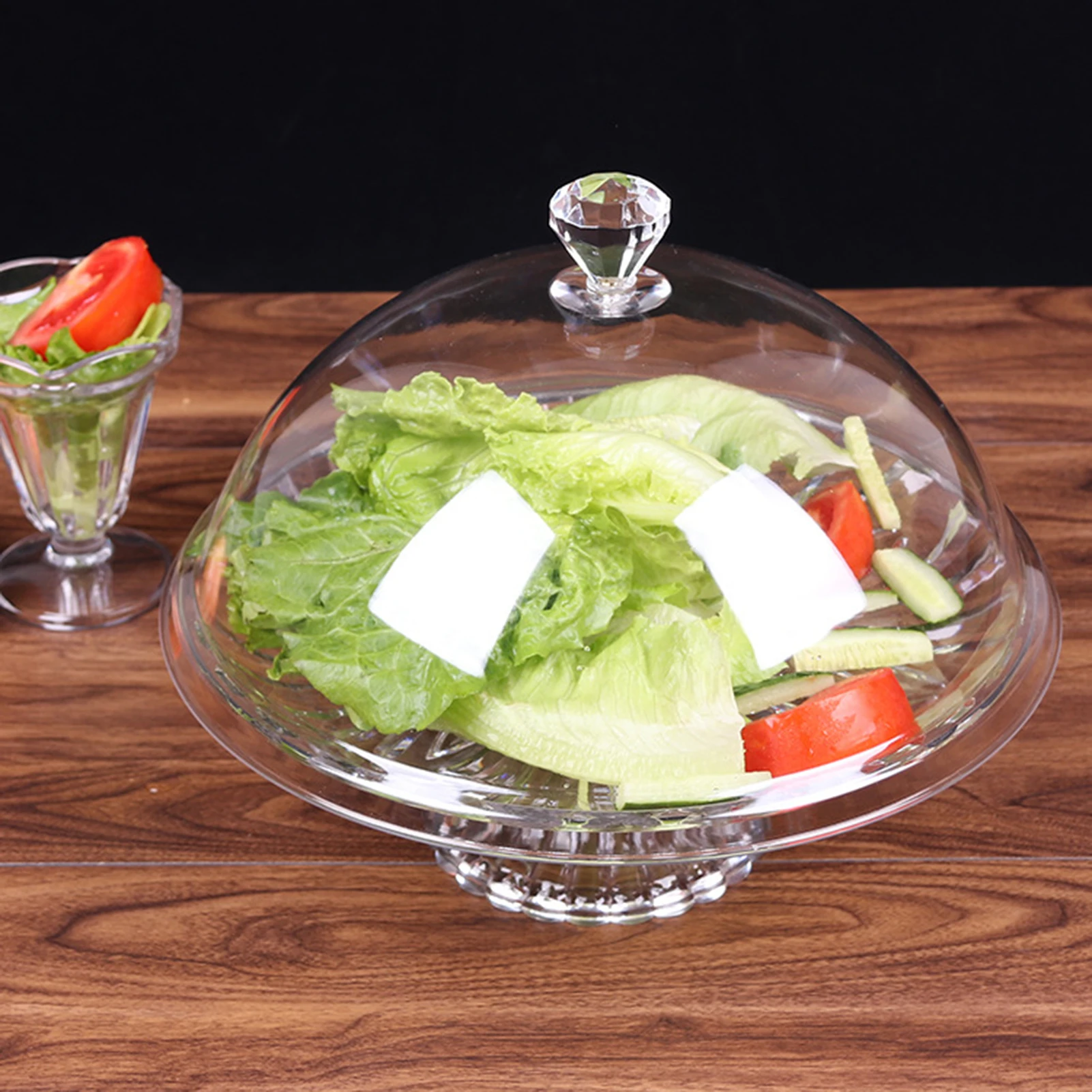 

Household Acrylic Dish Covers Protective Insect-proof Transparent Food Cover for Vegetable Fruit Meal Food