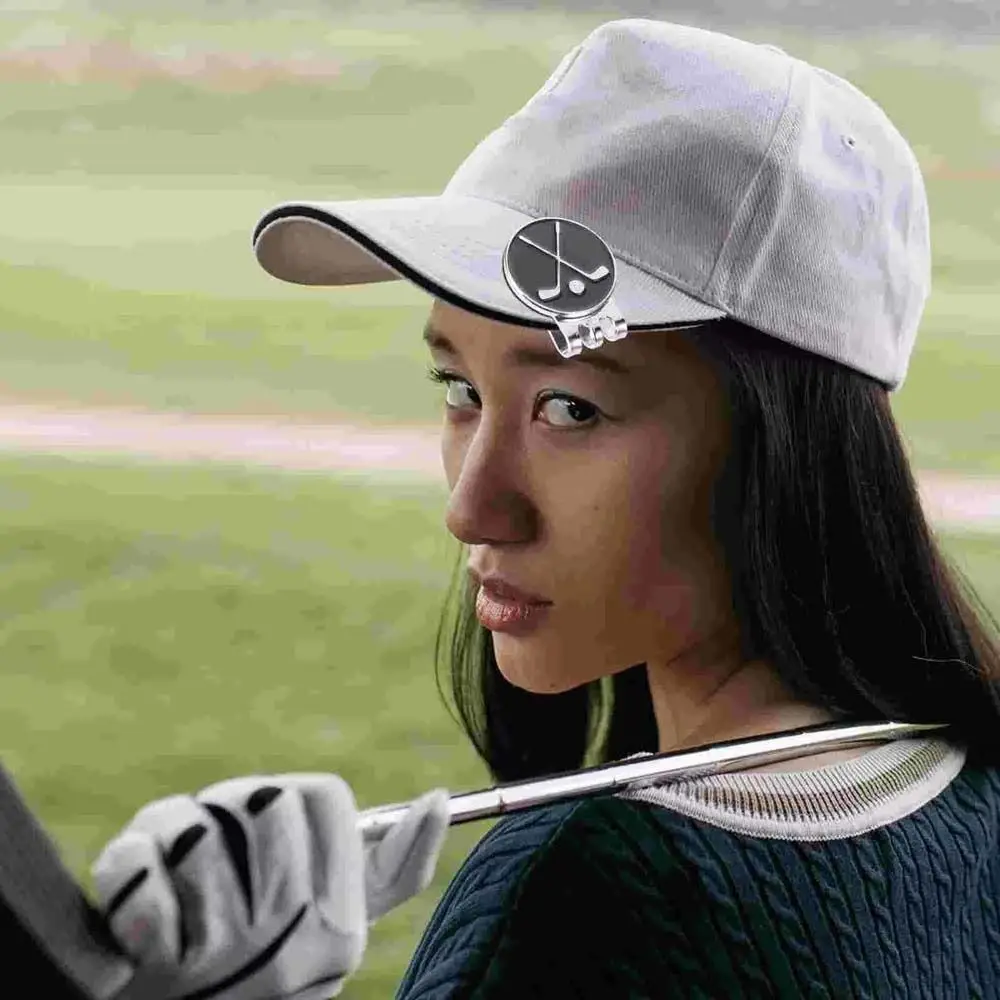 

Magnetic Golf Hat Clip Position Marker Removable Golf Ball Marker Zinc Alloy Training Aids Golf Cap Clips Golf Accessories