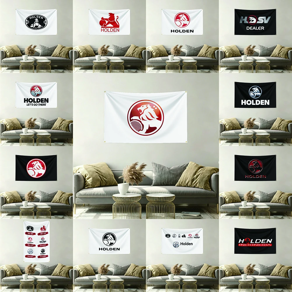 Custom Holden Flag Banner Vivid Color Fade Resistant With Metal Grommets Outdoor Garden Yard Indoor Dorm Room Wall Hanging Decor