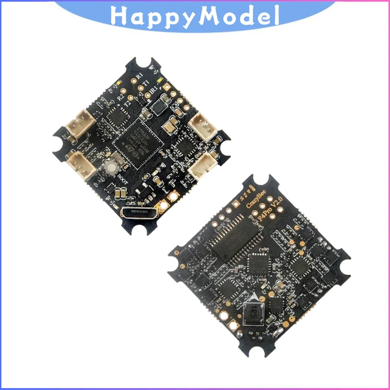 

HappyModel Crazybee F4 Pro V2.0 Flight Controller BLHELIS 5A ESC SPI Receivers For FPV Tinywhoop Cinewhoop Drone Mobula7 HD DIY