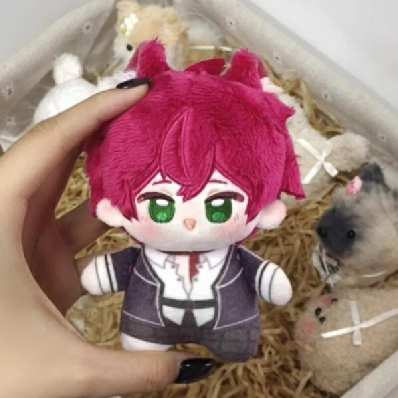 Diabolik Lovers Sakamaki Reiji 10cm Plush Doll Couple Pendant Keychain Cotton Toy For Festival Gifts Sakamakisyuu Nunu