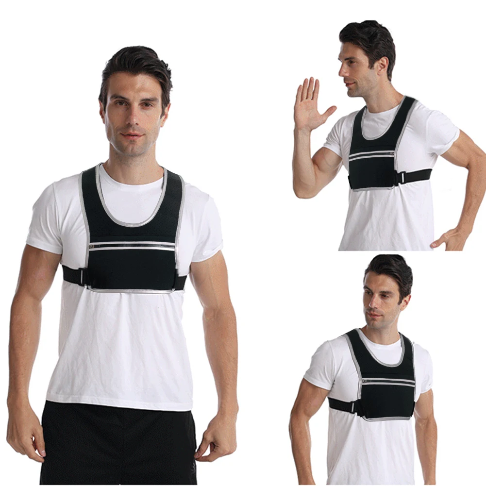 

Reflective Running Vest Running Backpack Adjustable Cycling Safety Vest Quick Drying for Running Cycling Jogging