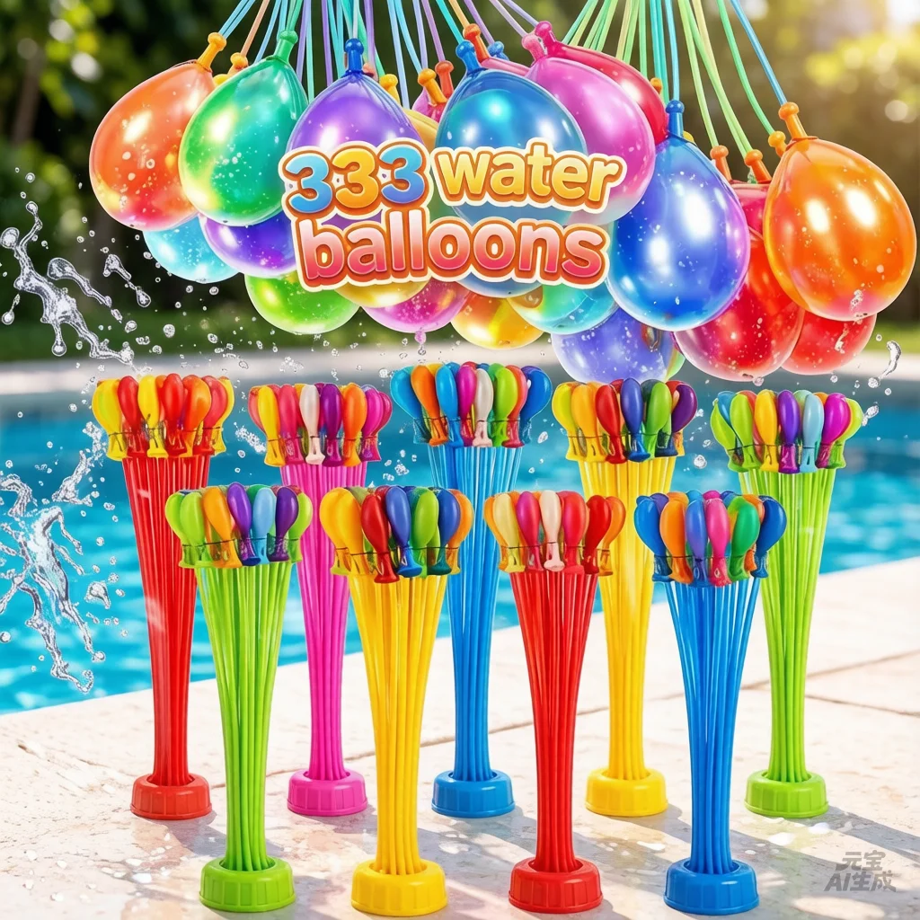 Kids Outdoor Easter Toys - Набор из 111 быстрозаполняемых водных шаров