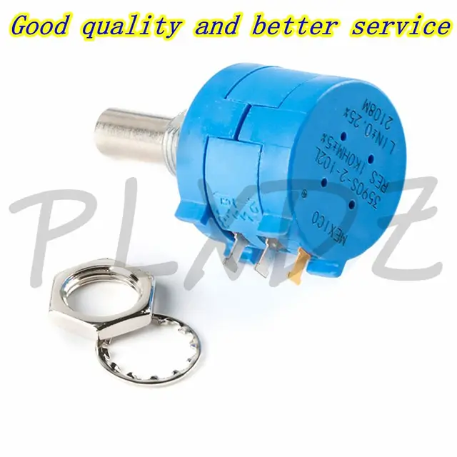 5 sztuk 3590S-2-103L 101 102 104 503 3590S 200 10K 1K 5K 100K 50K ohm Precyzyjny potencjometr wieloobrotowy 10-pierścieniowy regulowany rezystor