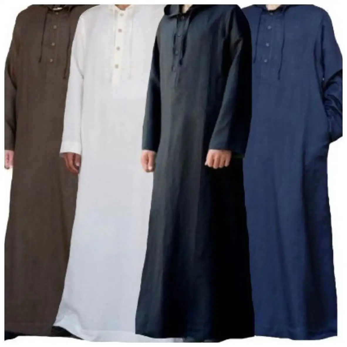 

Men's Long Hooded Shirt Robe with Ventilation Grid Simple Style Casual Wear Resistant to Deformation Summer 2015 Collection