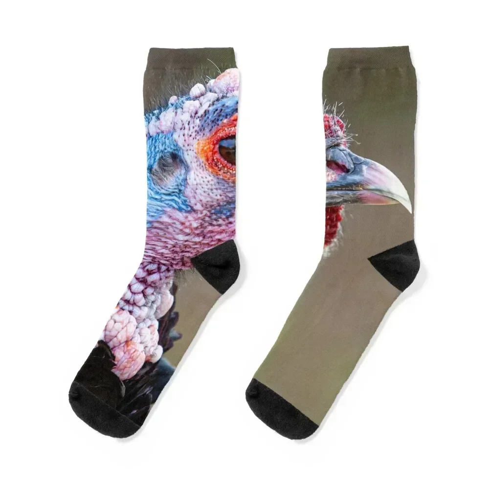 

Bronze Turkey Head Socks FASHION valentine gift ideas winter thermal Crossfit Woman Socks Men's