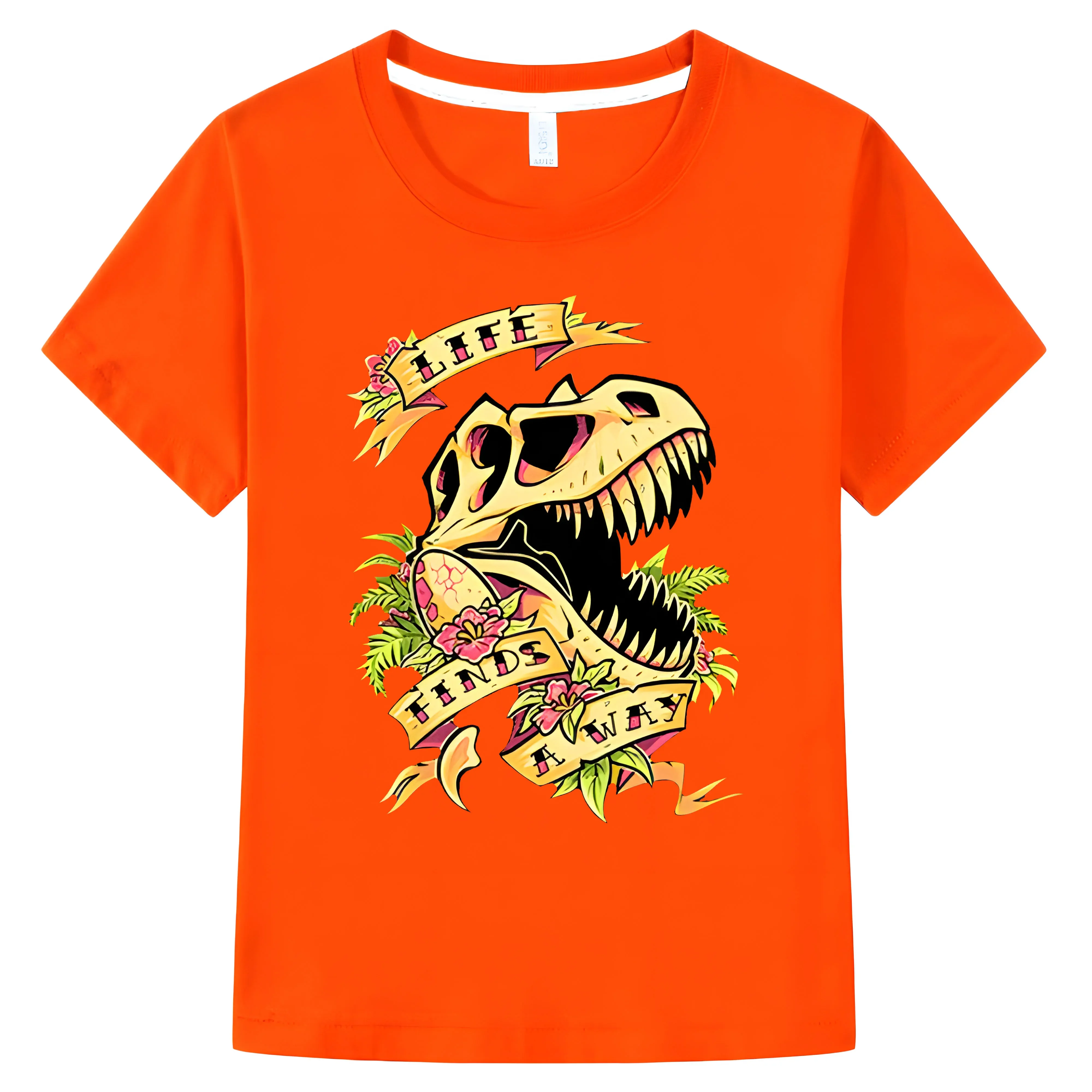 

Jurassic World Dinosaur Summer Children T-Shirt Tops Cotton Fashion Cool Jurassic Park Boy Girl Shirts Baby Clothing