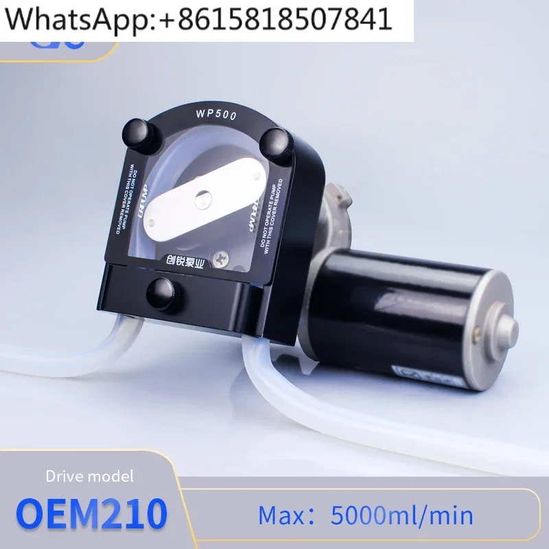 OEM210/WP500  Food grade 3L/MIN DC MOTOR Micro Milk Water Sampling Peristaltic dosing Pump SMALL PUMP