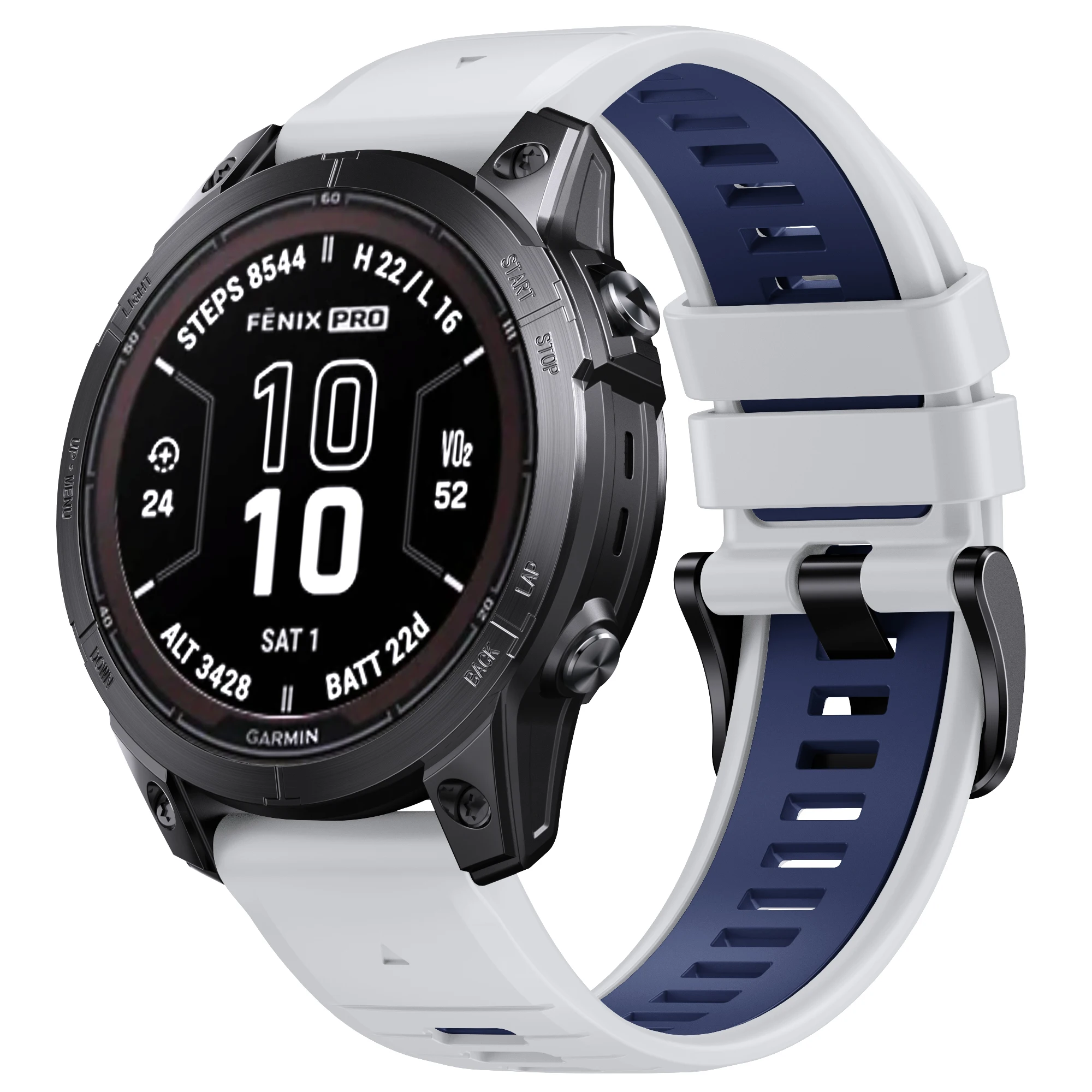 22 26mm Silikon Armband für Garmin Fenix 7/7pro/7x/6x/6 pro/5x/5 plus/Epix/Instinkt Armband austauschbares Armband – Detail 4