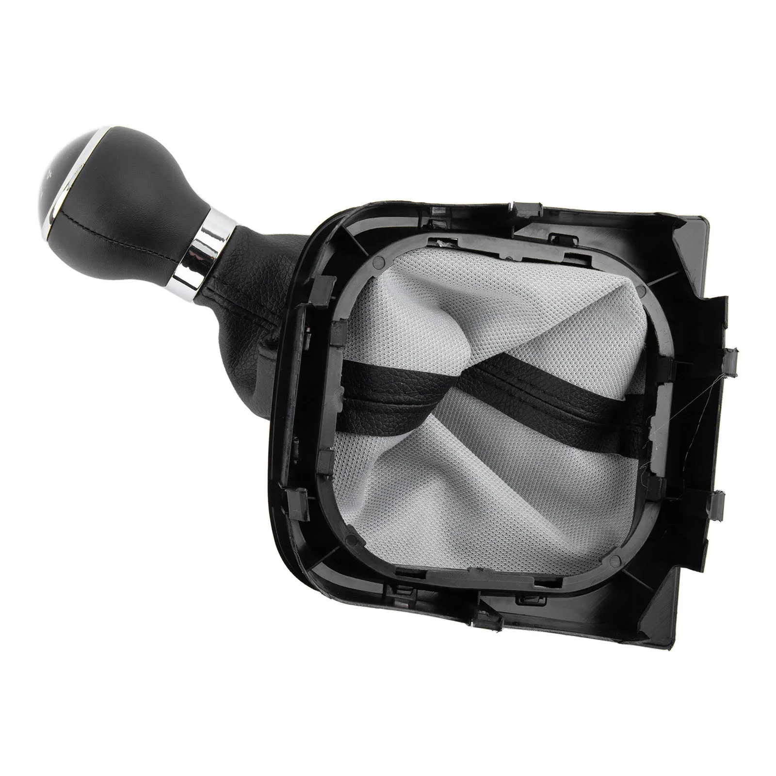 

Car Gear Shift Upgrade Gear Shift Knob Kit Black Shift Boot 6-speed Gearbox Dustproof Cover High Universality Fitment