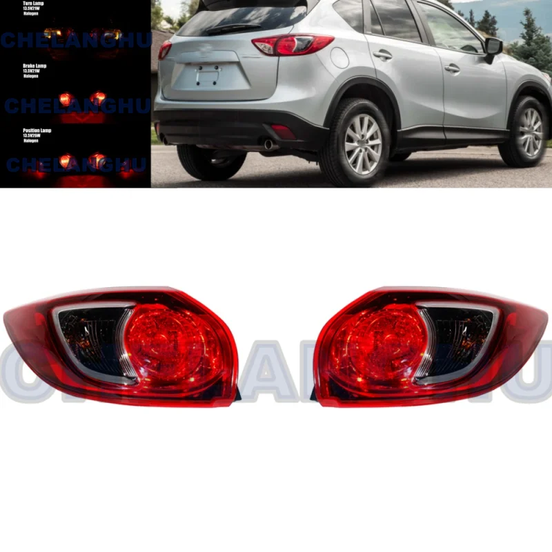 

Car accessories For Mazda CX-5 2013 2014 2015 2016 US Version Pair Left+Right Outer Tail Light Rear Lamp KD3351160C KD3351150C