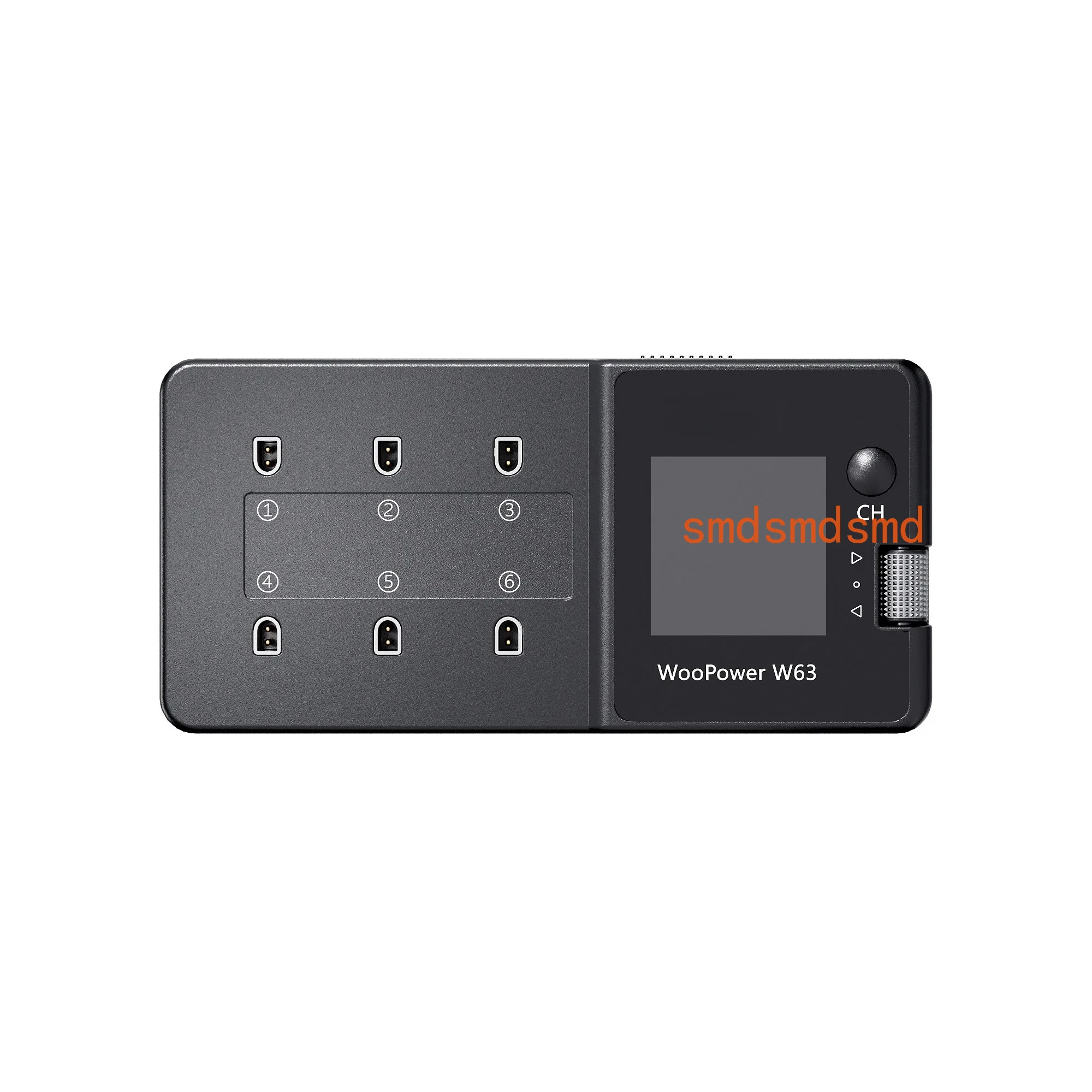 

Зарядное устройство W63 1S Зарядка канала 3А с шестью независимыми портами поддерживает аккумуляторы LiPo/LiHV и LiFe 1S