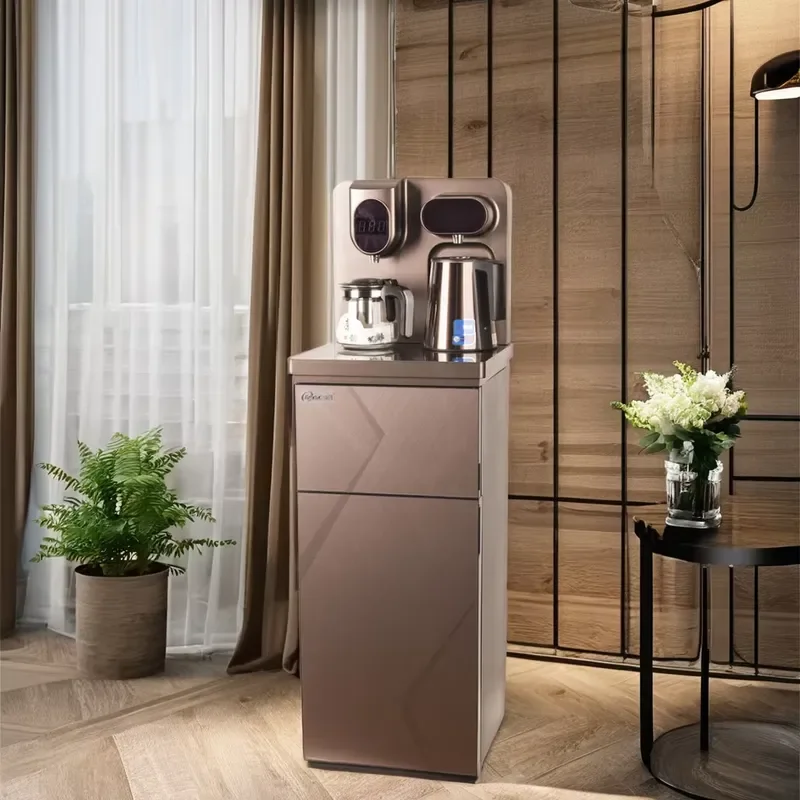 Automatic Vertical Tea Maker Machine 220V 50Hz Independent Hot Cold Water Dispenser for Home Apartment Dormitory Kitchen