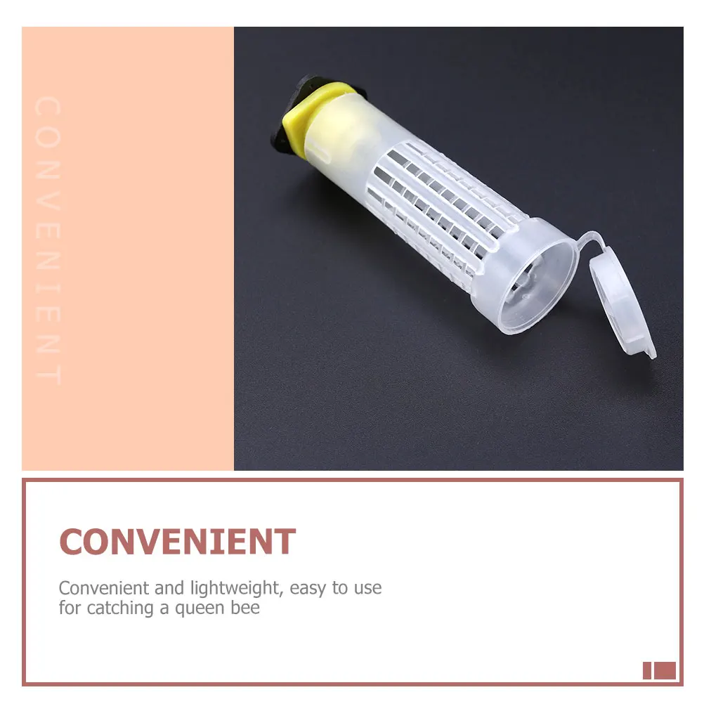 

20 pcs Roller Cage Plastic Lightweight Durable Beekeeping Tool For Queen Breeding Hive Inspection Bee Cages Supplies