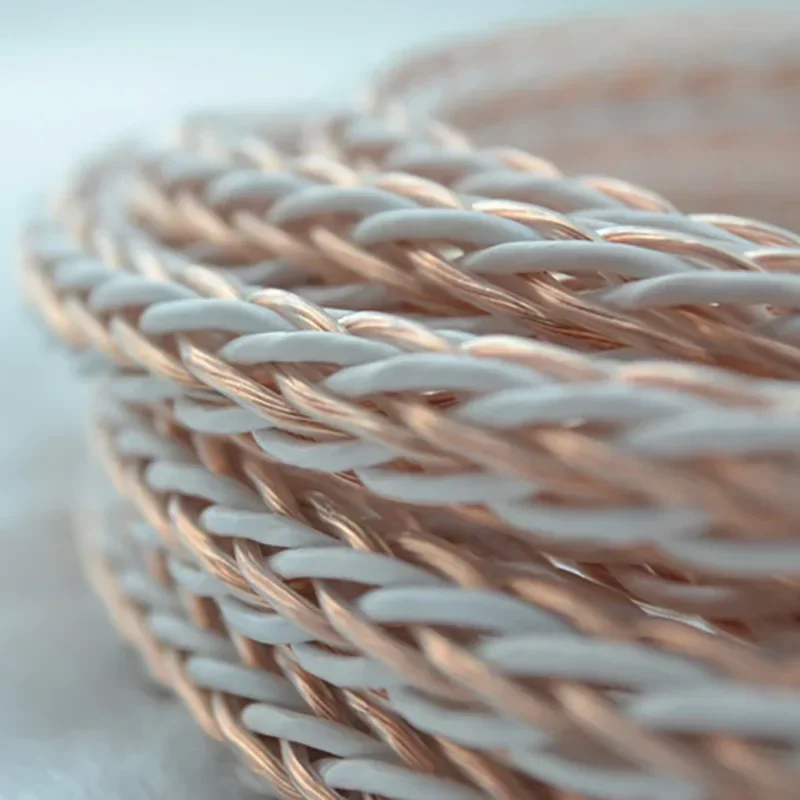 Alta fidelidade 8tc 16 núcleos 7n occ cabo de alto-falante de cobre puro hi-end cabo de alto-falante de áudio fio