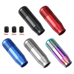 8.5cm Universal Car Gear Shift Knob Stick Manual Transmission Universal Car Aluminum Extended Mugen Gear Shifter Gear Head Knob