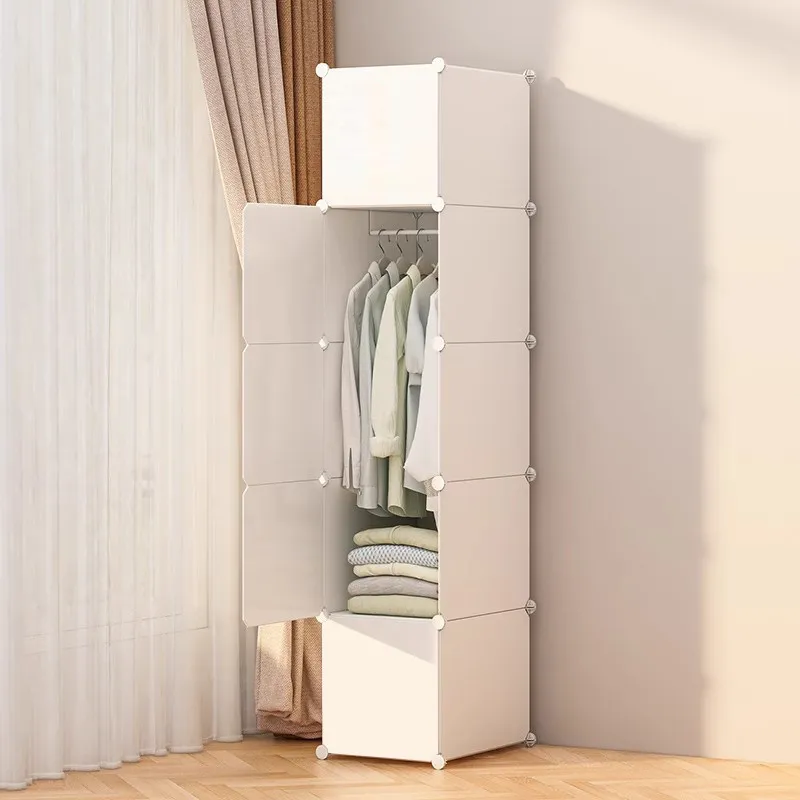 

Cabinet Plastic Wardrobe Modern Space Saving Display Living Room Partitions Organizer Wardrobe Storage Muebles Home Furniture