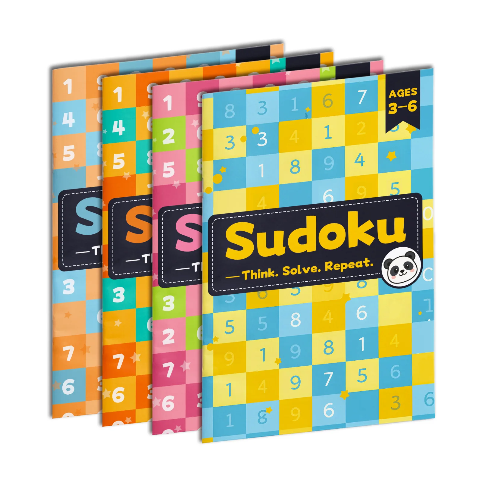 Kids Early Education Sudoku Puzzle Book, Brain Teaser Logic Game Workbook, Number Reasoning Training Book for Toddlers