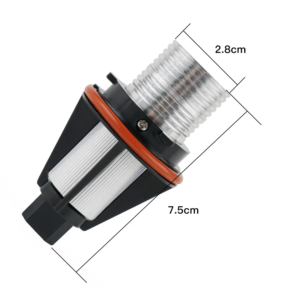 2pcs Error Free LED Angel Eyes Halo Ring Marker Side Light LED Bulbs for BMW E53 E60 E61 E87 E39 E83 630Ci 645Ci 650i M6 10W view 4