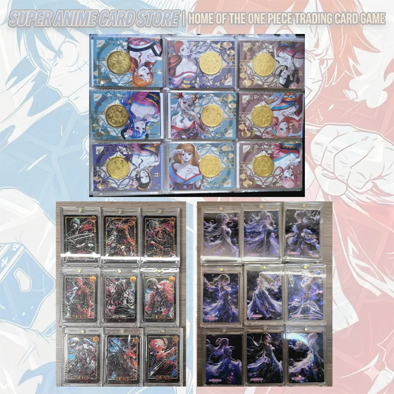 Anime ONE PIECE Gold Coin Cards Card Set Nico Robin Nami Shirahoshi Perona Vinsmoke Reiju Boa Hancock Kalifa Collectible Cards