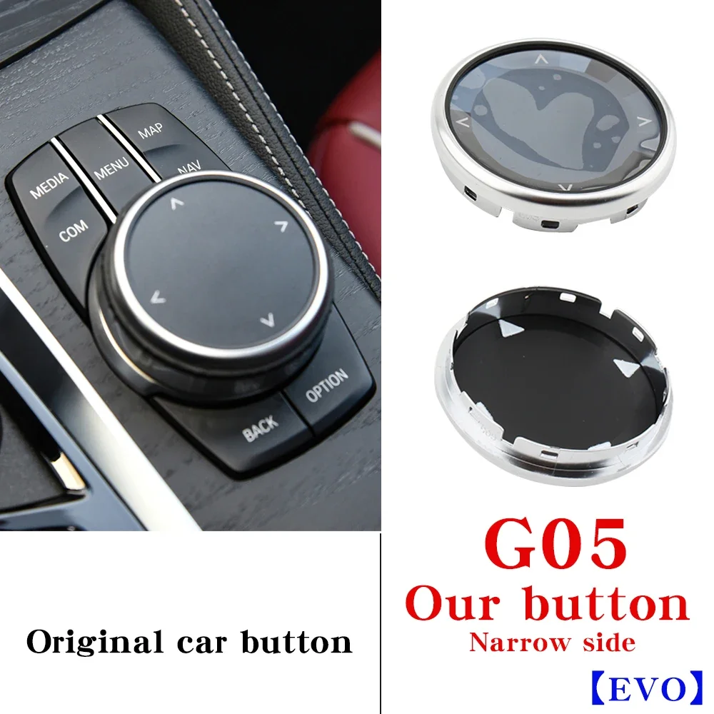 

Crystal Multimedia Knob For BMW X1X2 X3 X5 New 1 Series 3 5 7 Series Retrofit multimedia Button decoration stickers