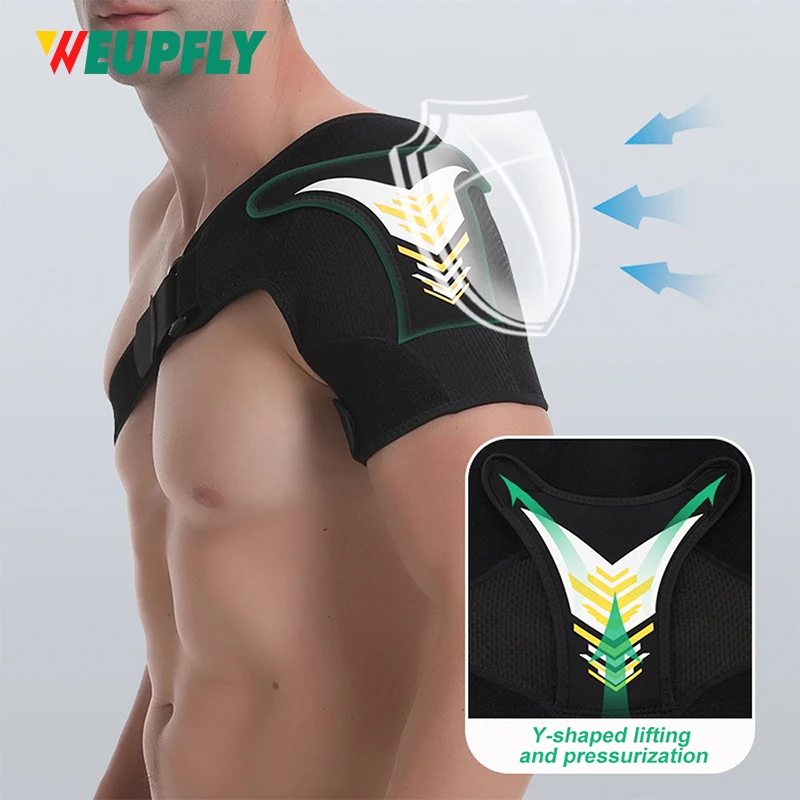 

1PCS Recovery Shoulder Brace and Arm Sling for Men & Women, Shoulder Compression for Adjustable Comfort, Right/Left