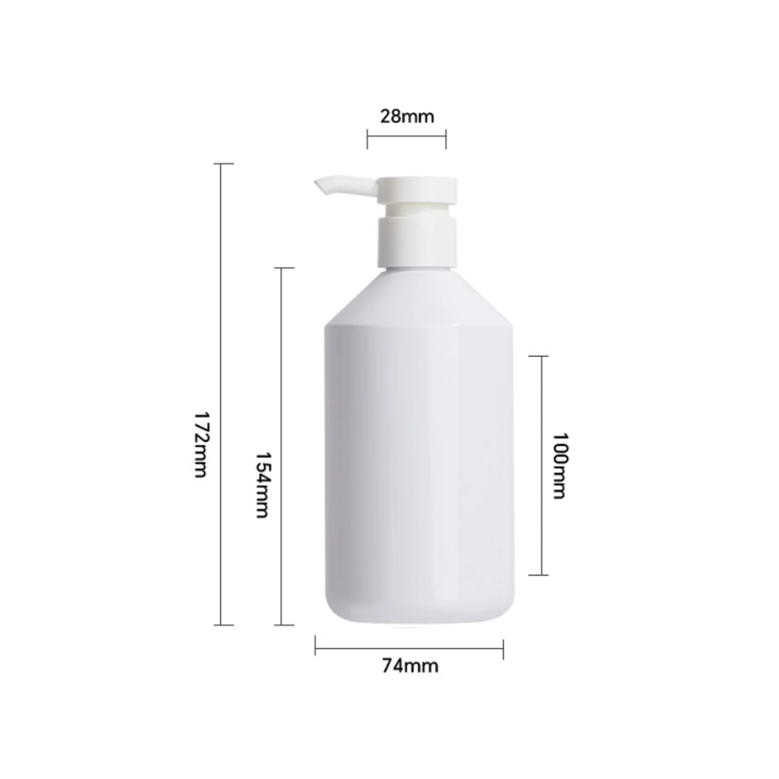 1 Pcs 300/500ml Hand Sanitizer Bottle Lotion Cosmetic Shampoo Shower Gel Empty Bottle Bathroom Liquid Dispensing Containers