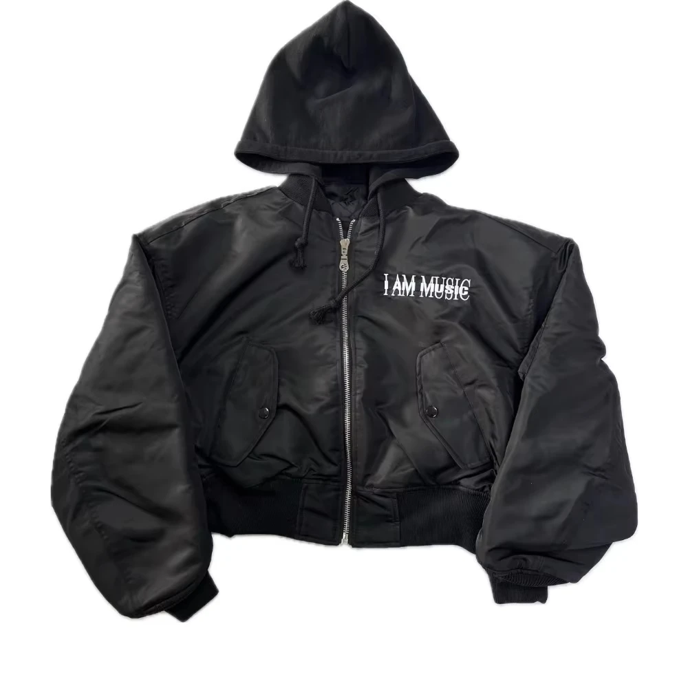 NIGO Men's Retro Short Embroidered Cotton High Street Hip Hop Dark Hoodie Autumn And Winter Jacket #NGTOP11519