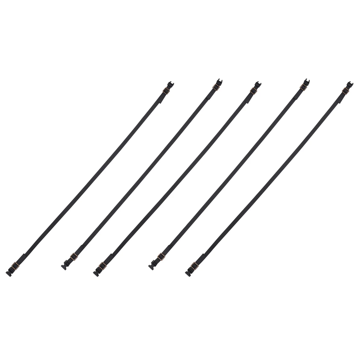 BAAA-5Pcs RC รถชั้นวางสัมภาระหลังคาเชือกตกแต่งสําหรับ 1/10 RC Crawler รถ AXIAL SCX10 Traxxas TRX4 RC4WD D90 CC01, สีดํา