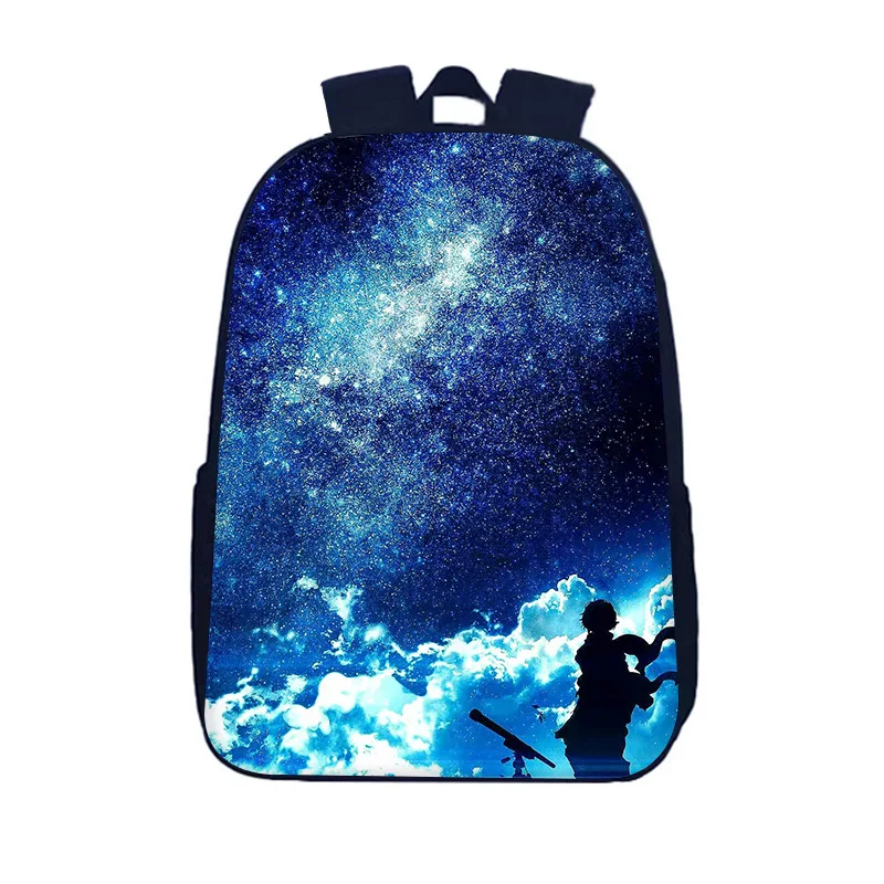 Mochila Galaxy Planeta Espacial para Crianças, mochila escolar leve para homens, bolsa de viagem ao ar livre, mochilas esportivas para laptop, 16"