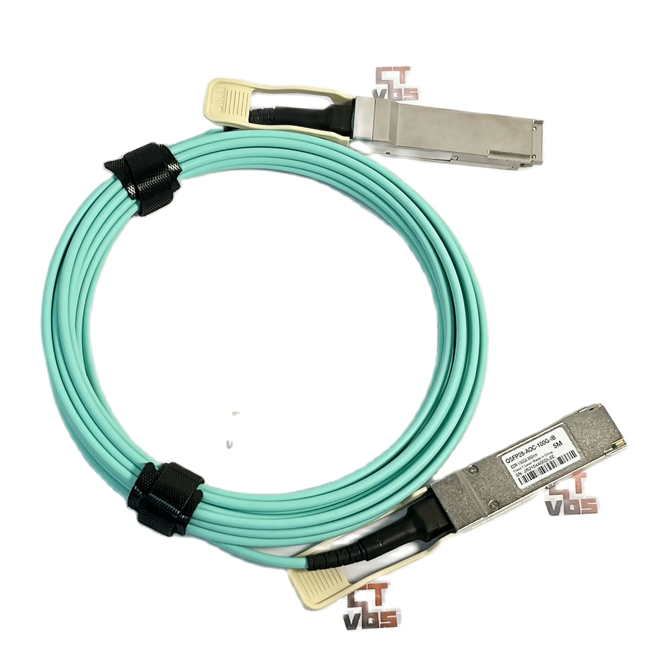 

QSFP-100G-AOC-IB 5M Active Optic Cable w/ Transceiver Mellanox Compatible 850nm