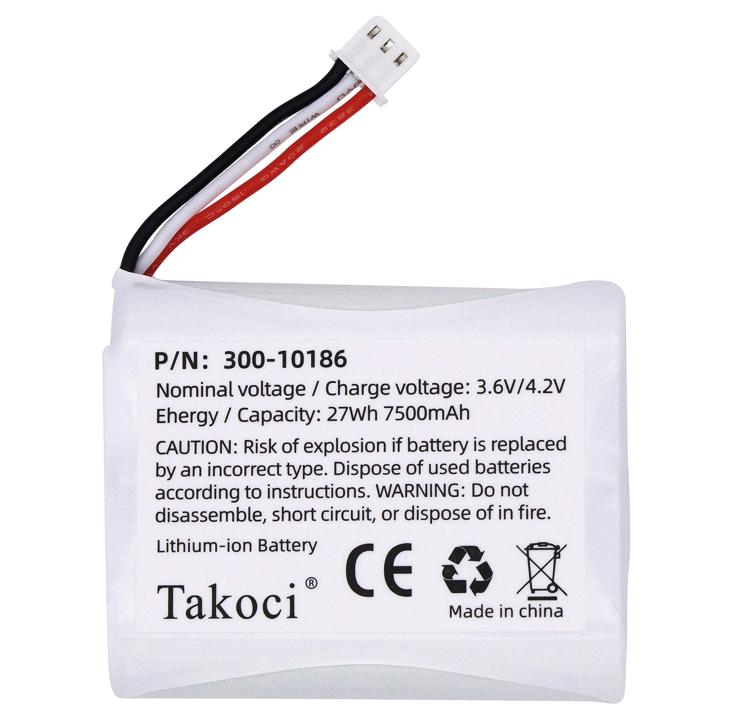 Replacement Battery for ADT  ADT5AIO, ADT7AIO, Command Smart Security Panel 3.7V/mA