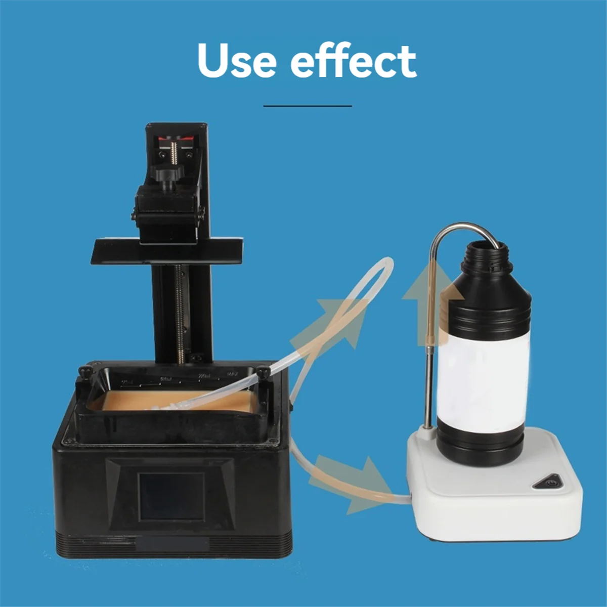 Light Curing Resin Electric Reclaimer Filtration Filter USB for 3D Printer Resin Recovery Unit