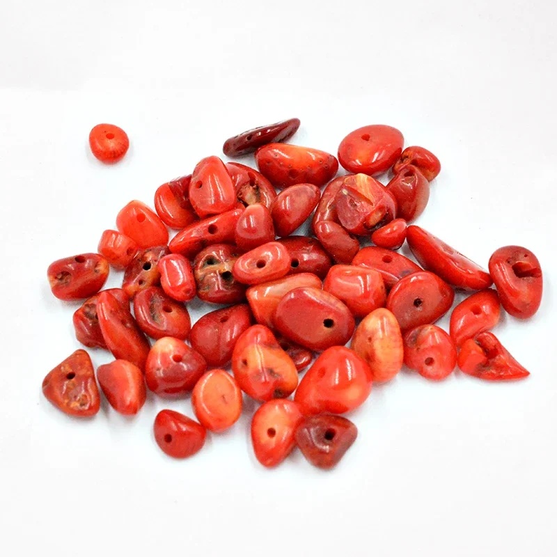 FLTMRH  Red carnelian Irregular Gravel stone beads Natural stone long Chips beads Jewelry accessories bracelet making DIY