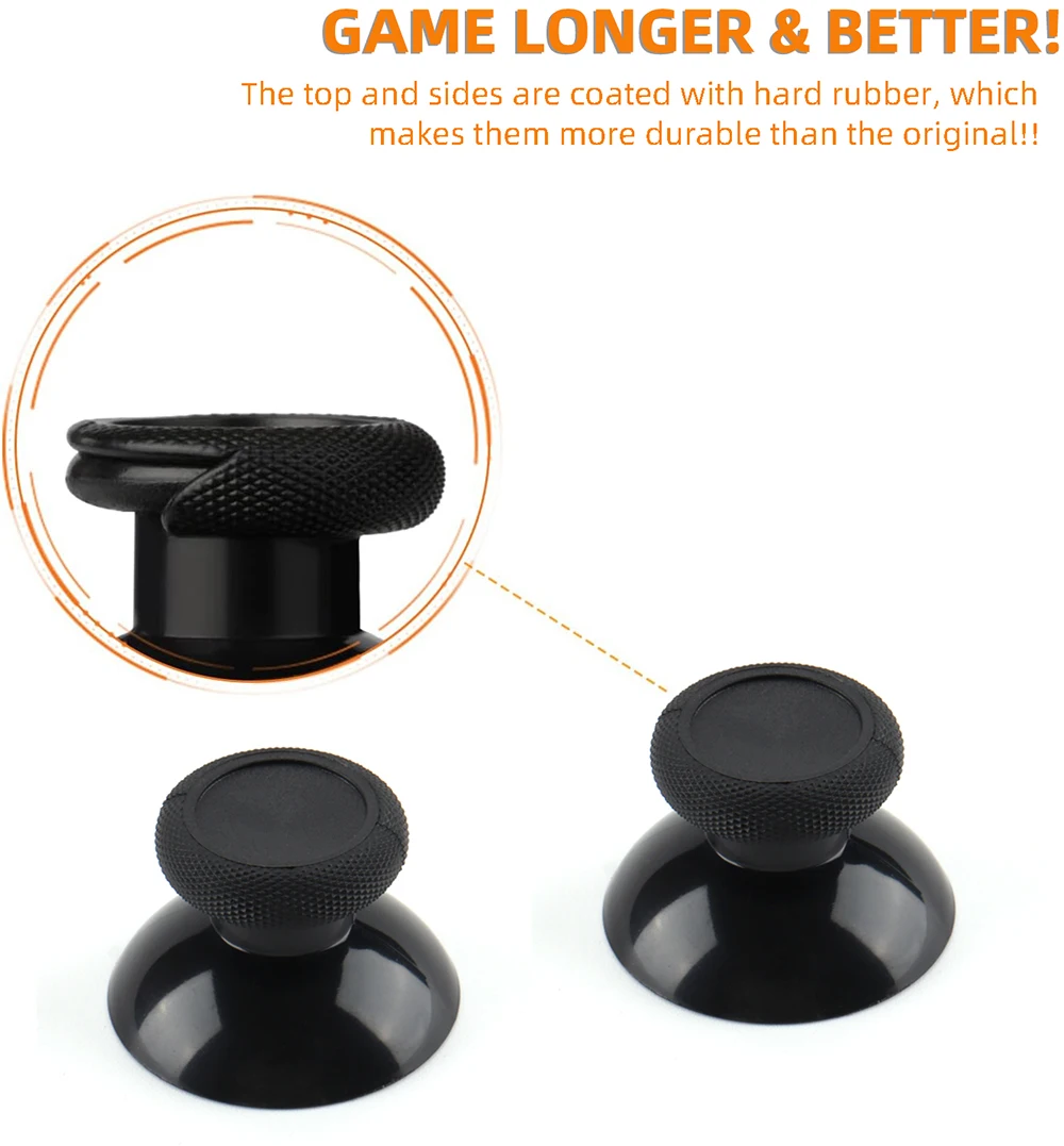 20 قطعة استبدال ثلاثية الأبعاد التناظرية Thumbsticks ل PS5 PS4 PS3 PS2 تحكم الإبهام العصي لسلسلة XBOX 360 عصا التحكم غطاء ملحق