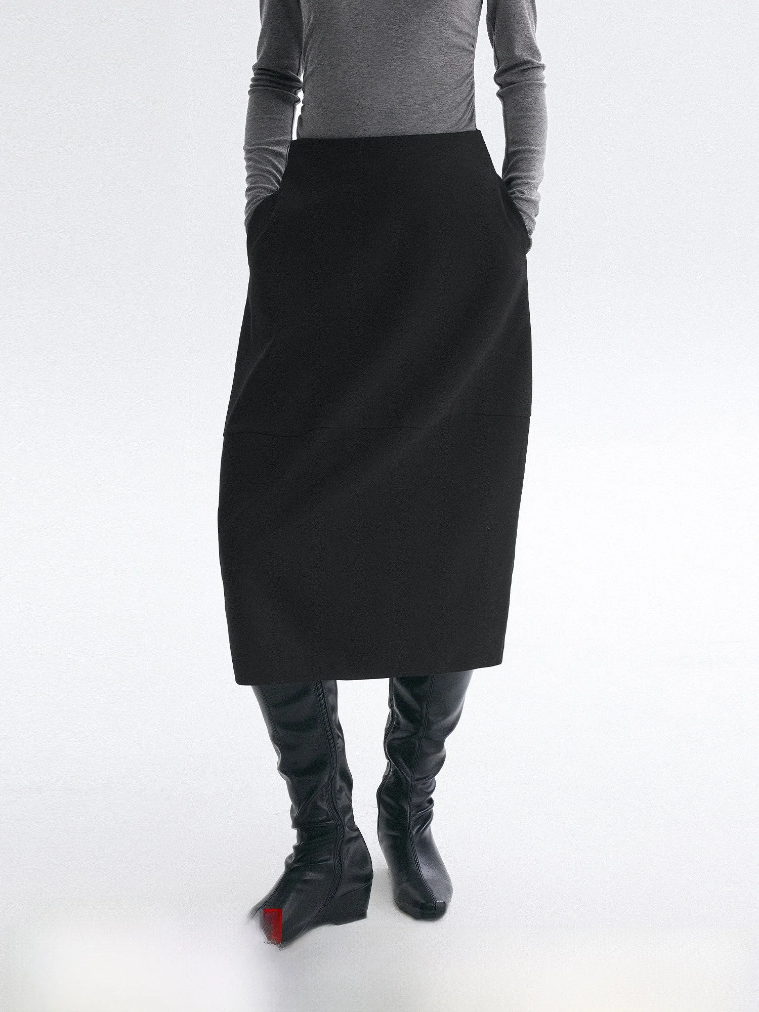 

Юбка-блумер Bymolycho Bla O-ape средней длины с раздельным силуэтом, женская, скрывающая недостатки фигуры