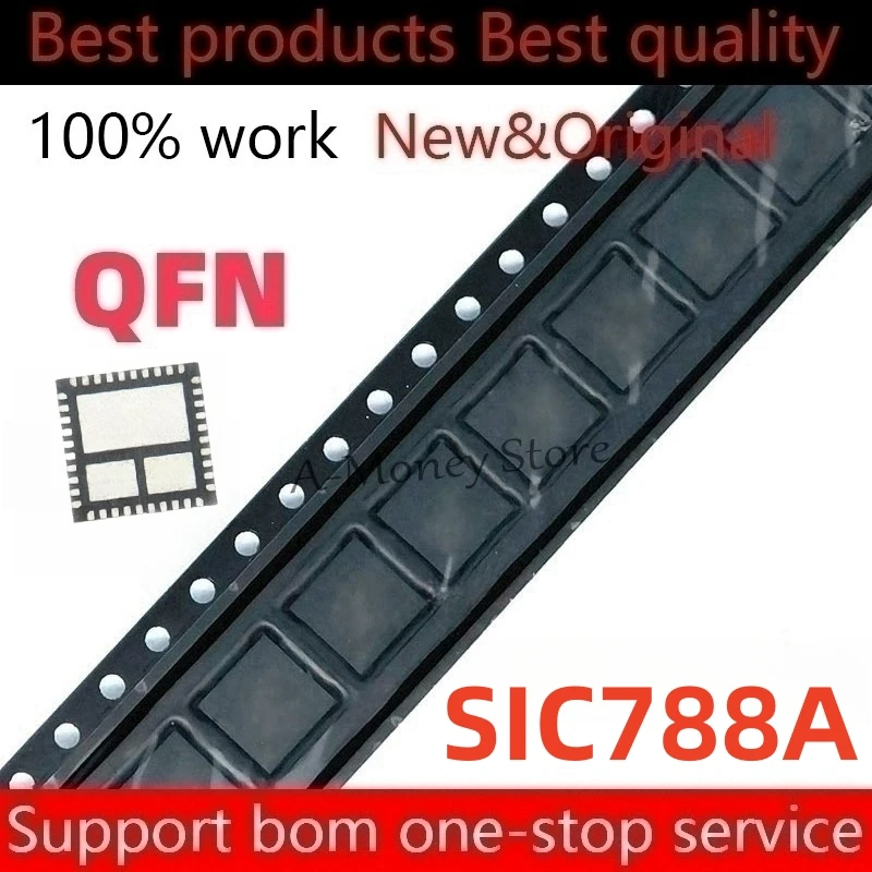 

(2-10pcs)SIC788ACD SIC788ACD-T1-GE3 SIC788A QFN-40