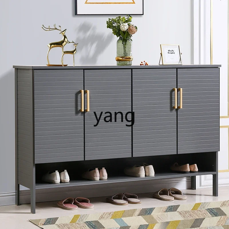 LH Simple All-Aluminum Alloy Shoe Cabinet Stair Outdoor Waterproof Sunproof Entrance Balcony Storage Cabinet