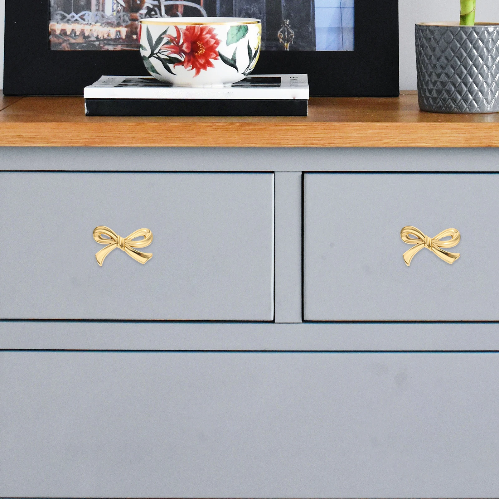 

Bow Tie Brass Cabinet Knob European Door Pull Handle Wardrobe Drawer Furniture Hardware Decorative Metal Kitchen Cupboard Grip