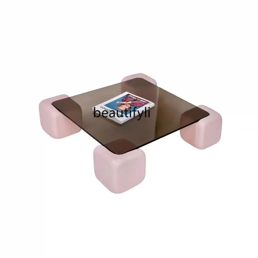 

Dopamine Cream Style Coffee Table Living Room Home Simple Modern Creative B & B Small Table