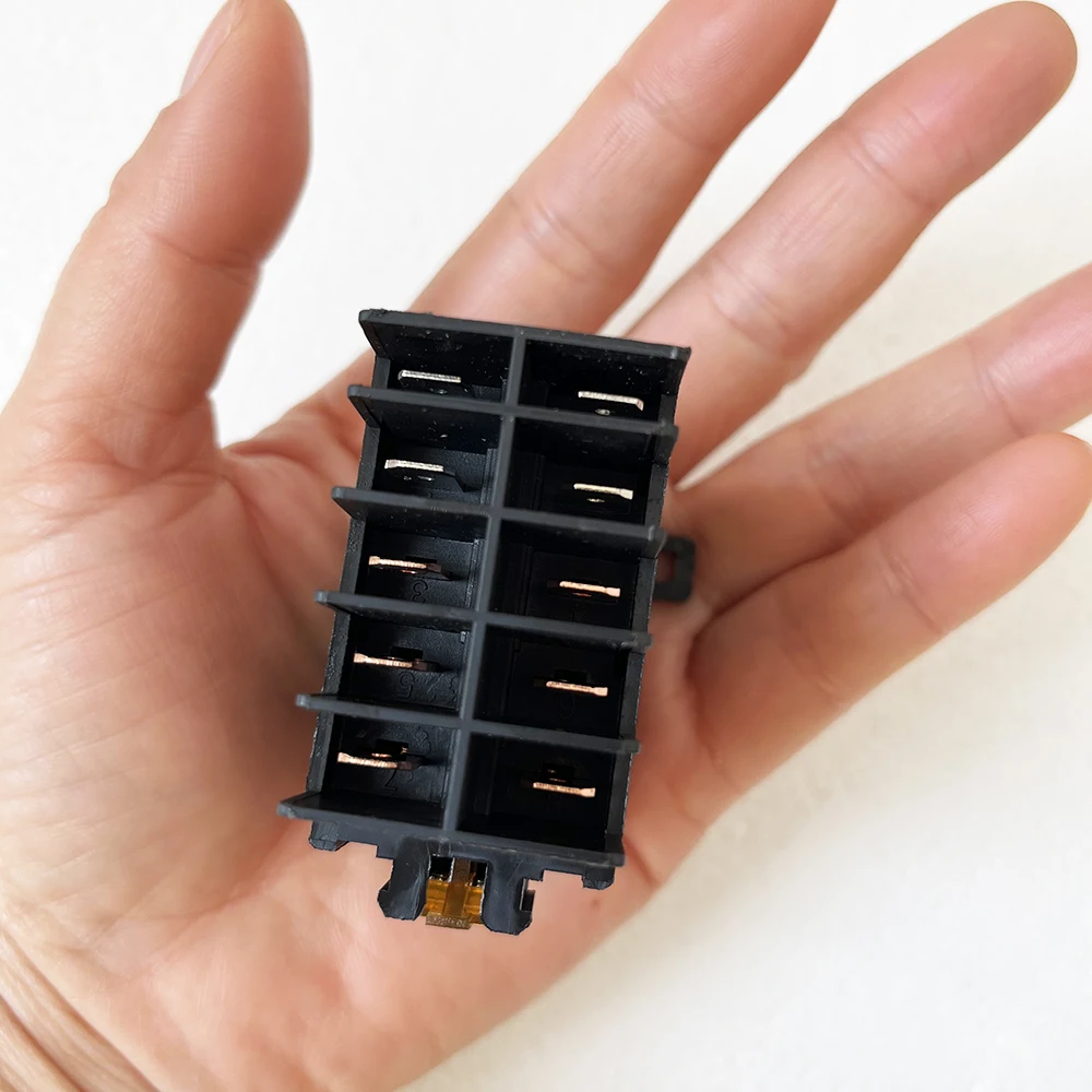 DZ07 DKLD 400V Electromagnetic Relay 4 NO 10Pins 12A 6A T50