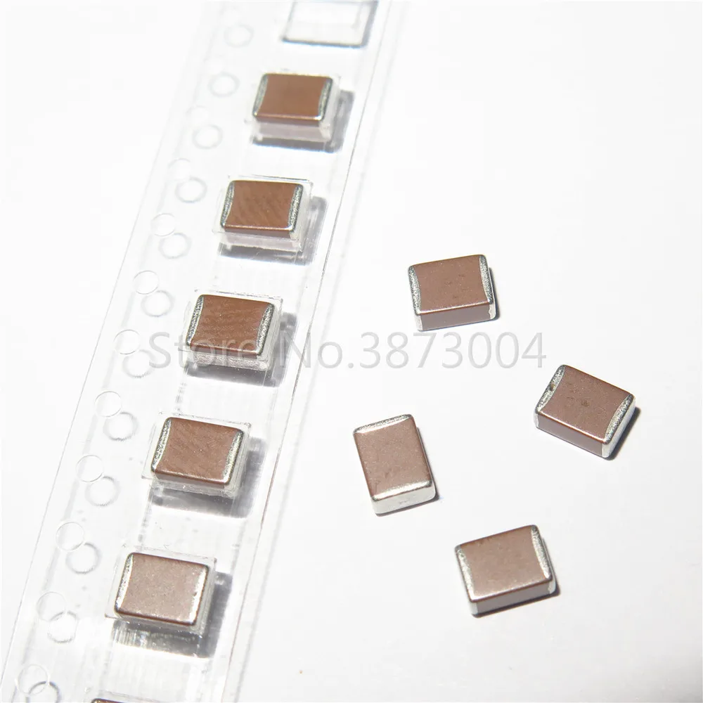 50pcs 1812 1000nF 1uF 100V 10% Thick Film Chip Multilayer Ceramic Capacitor