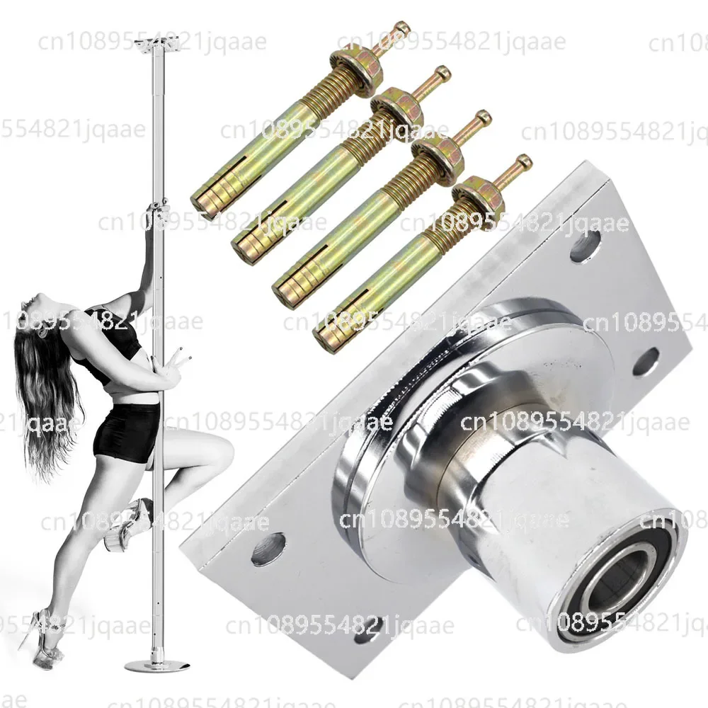 Pole for Pole Dance Punching Top Plate Rotating Fixed Household Portable Dancing Rod Roof Screw Fixed Square Plate