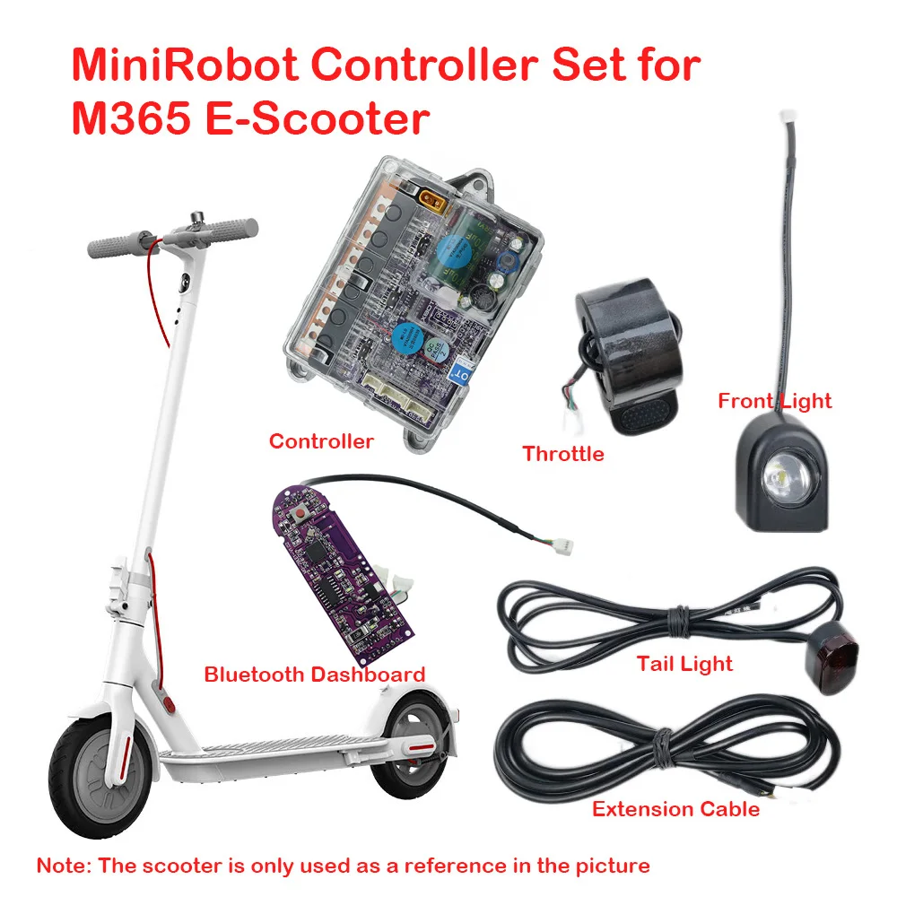 XBOT Controller for m365 8.5 inch Electric Scooter with minirobot App 350W 36V Control Dashboard Module Complete Replacement Kit