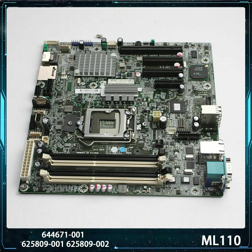 

For HP ML110 644671-001 625809-001 625809-002 Motherboard With CPU And 4GB RAM